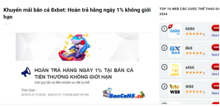 Siêu ưu đãi cho các thành viên của 8xbet Siêu ưu đãi cho các thành viên của 8xbet